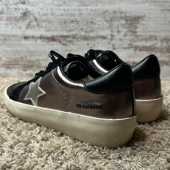 VINTAGE HAVANA Women's Nala Sneaker in black pewter sz 10 - Picture 7 of 14